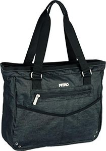 Nitro Snowboards - Bolso Multiusos Negro Black Denim Talla:13 x 33 x 41 cm, 16 Liter