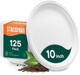 Stack Man 100% Compostable Paper Pl