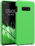 kwmobile Case Compatible with Samsung Galaxy S10e Case - TPU Silicone Phone Cover with Soft Finish - Lime Green