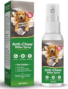 Bitterapple Spray for Dogs to Stop Chewing, No Chew Spray for Dogs,Pet Behavior Corrector,Pet Corrector Spray, Alcohol Free/Non-Toxic/No Sting & No Smell - Indoor & Outdoor Safe