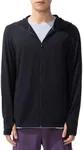 BENEUNDER Men's UPF 50+ Sun Protection Lightweight Hoodie Jacket Long Sleeve Active Sun Shirts for Outdoor Hiking Workout Black