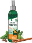 Vet's Best Natural Flea and Tick Spray, 8-Ounce