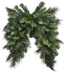 TenWaterloo 19 Inch Christmas Evergreen Mailbox Swag, Artificial Pine