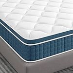 Koorlian Single Mattress, 27cm Individual Pocket Spring Hybrid Mattress,10.6 inch 3FT Single Bed Mattress in a Box with Memory Foam and Supportive Pocket Sprung, Motion Isolation, Medium Firm