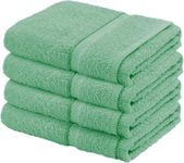 Luxury pack of 4 Bath sheets 100% cotton Towels Bath sheet supersoft quick dry extra large bath towels, Seafoam bathsheets for Bathroom, Hotel and Travel, Gym, Spa