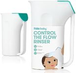 Frida Baby Control The Flow Bath Rinse Cup | Rinser Cup to Wash Hair + Body | Rinser Cup for Bath Time with Easy Grip Handle + Removable Rain Shower