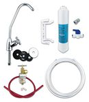 Finerfilters Classic Undersink Drinking Water Filter Kit System Including Tap and Accessories - Enjoy Crystal Clear, Great Tasting and Smelling Water On Tap 24/7 (Bobble Foot Tap)