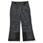 Arctic Quest Insulated Ski and Snow Pants for Boys and Girls, Water Resistant Trousers for Kids