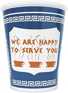 Exceptionlab Inc. 10-Ounce Ceramic Cup"We are Happy to Serve You"