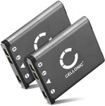CELLONIC 2x NP-45a NP-45 Battery Compatible with FujiFilm instax mini 90 NEO CLASSIC, FinePix Z10fd, Z30, Z100fd, Z20fd, T410, T200, NP-45 700mAh 3.6V - 3.7V