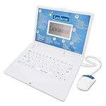 LEXIBOOK JC598i1_01 Educational and Bilingual Laptop French/English-Toy for Children with 124 Activities to Learn Mathematics, Dactylography, Logic, Clock Reading, Play Games and Music