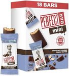 Perfect Bar Mini, Chocolate Covered Peanut Butter Protein Bar, Protein Snack, Snack Bar, Organic, Gluten Free, Soy Free, Non GMO, No Sugar Alcohols, 1.05 Ounce Bar, 18 Count