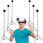 Skywin VR Tripod Stand, Base Station Mount, Compatible with Steam VR Base Station 2.0 for Sensor Stand, Base Station Stand, and Oculus Rift Constellation (6 Stands)