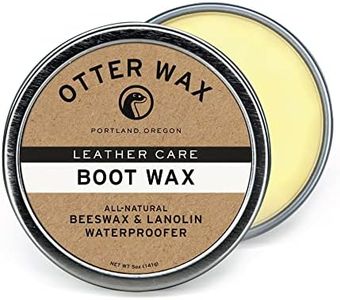 Otter Wax Boot Wax | 5oz | All-Natural Leather Waterproofer | Made in USA, Neutral, Regular