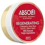 Absolei Calendula Ointment, Natural Ointment for Burns, Wounds and cuts with Aloe Vera and Saint John's Wort, 40 ml