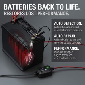 NOCO GENIUS2 2A Smart Battery Charger – 6V/12V Portable Maintainer