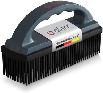Glart 45THB Premium Dog Brush Pet Hair Brush, removes pet hair and dirt from all car seats, upholstery, carpets, anthracite/black