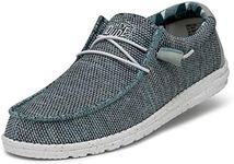 Hey Dude Men's Wally Sox Ice Grey Size 11| Men's Loafers | Men's Slip On Shoes | Comfortable & Light-Weight