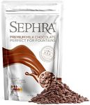 Sephra Fountain-ready Premium Milk Chocolate 2lb Bag - Ideal for Melting