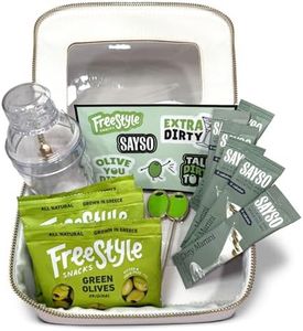 SAYSO: On-the-Go Dirty Martini Kit | Infuses with Cold Water & Spirits for a Premium Craft Cocktail or Mocktail | for Dirty Martini Lovers