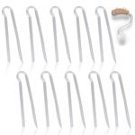 10pcs Hearing Aid Tubes, 3.6 x 2mm Soft Flexible PVC BTE Earmold Hearing Aid Tubing Replacement Hearing Amplifiers Ear Tubes for Hearing Aids