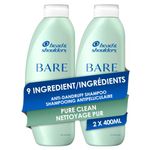 Head & Shoulders BARE Pure Clean Anti-Dandruff Shampoo Twin Pack, 2 x 400ML