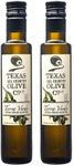 Texas Hill Country Olive Co Terra Verde Extra Virgin Olive Oil - Cold Pressed EVOO Gourmet Olive Oil - Rich & Fruity - Perfect for Finishing & Dressing - Award Winning & Made in Texas (8.5 oz, 2 Pack)