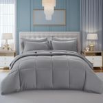 Lavisun King Comforter Set,Grey