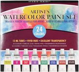 Studio Series Artist's Watercolor Paint Set (24 colors)