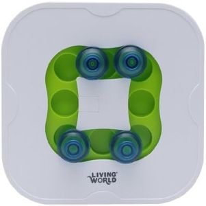 LIVING WORLD 60960 3-in-1 Teach-n-Treat Interactive Toy white