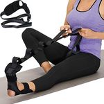 Foot and Calf Stretcher - Stretching Strap for Plantar Fasciitis,Physical Therapy,Drop Foot,Heel Spurs,Achilles Tendonitis and Hamstring,Leg Stretcher Strap & Yoga Strap for Fitness