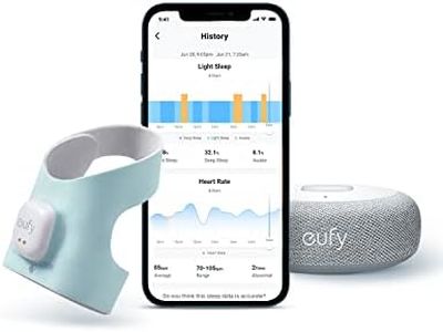 eufy Baby S320 Smart Sock, Smart Baby Monitor, Track Sleep Patterns and Heart Rate, Soft and Comfortable, for Babies 0-18 Months, Use for 24 Hours, No Monthly Subscription Fee