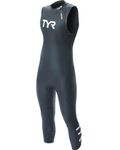 TYR Men's Hurricane Wetsuit Cat 1 Sleeveless, Black, S