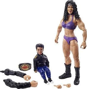 WWE WrestleMania Collection Élite figurine articulée de catch, Chyna, visage réaliste et mains interchangeables, jouet pour enfant, GVC09