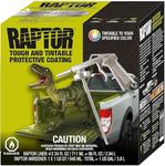 Raptor Liner Tintable 4 Liter Bedliner Kit with Undercoating Gun and BCC Custom Decal Pack (Tintable Kit With Gun)