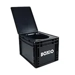 BOXIO Portable Toilet - Convenient Camping Toilet! Compact, Safe, and Personal Composting Toilet with Convenient Disposal for Camping, RVing, Boating, Road Trips and Other Recreational Activities