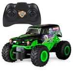 Monster Jam Official Grave Digger Remote Control Monster Truck, 1:24 Scale, 2.4 GHz, for Ages 4 and Up, Pack of 1, Multicolor