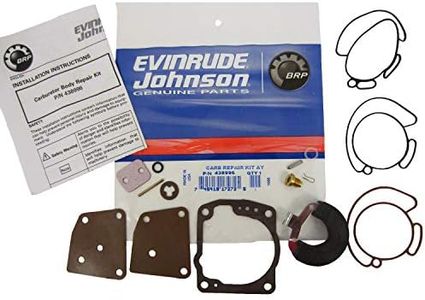 OEM BRP Johnson Evinrude Complete Carburetor Kit with float 115 Hp 60 degree 1995-02 (4 CYL) OEM# 438996 435442 436852