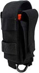 Depring Tool Holster Sheath Universal Multi Pockets Tool Organizer Heavy Duty Construction MOLLE Pouch (Black)