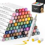WELLOKB Alcohol Markers, 80 Colors 
