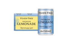 Fever-Tree Light Premium Lemonade 6x150ml (Pack of 4, Total 24 Cans)