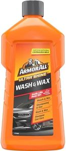 Armor All, Wash and Wax 500ml, Car Shampoo & Polish, Dual Action Formula for a Clean & Shiny Car, Water Beading Technology to Prevent Water Stains, Ideal for Car & Motorcycle Detailing, Made in the UK