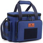 HSHRISH Lunch Bag for Men, Tactical Cooler Bag, Reusable Waterproof Leakproof Insulated Lunch Box for Adults Men Work Picnic Outdoor Camping Day trips Fishing, 13L Blue