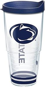 Tervis Vaso aislado de doble pared hecho en Estados Unidos de la Universidad Estatal de Penn Nittany Lions mantiene las bebidas frías y calientes, 24 onzas, Ártico