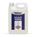 McKLords Commercial Glue Adhesive and Tar Remover, 5 Litre, Clear