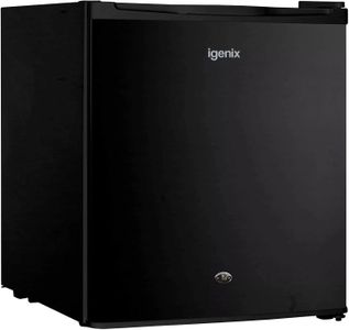 Igenix Table Top Mini Freezer, 33L – Black, Reversible Lockable Door