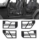 Off-Road Tubular Half Doors for 2021-2024 Ford Bronco 4 Door - Set of 4 Tube Half Door Guards (NO Mirrors)