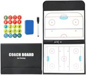 RoseFlower Ice Hockey Coaching Board, Magnetic Tactics Coaches Board with Pen, Erasable Strategy Board Coach Equipment Tool Accesories for Training and Teaching