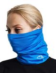 Merino.tech Merino Wool Ski Neck Gaiter - Face Mask Neck Warmer for Men & Women (Sky Blue)