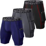 ZENGVEE Running Shorts Men Cool Dry